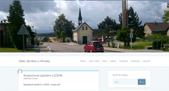 Desktop Screenshot of obec-jenikov.cz